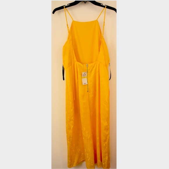 Material Girl Juniors Jumpsuit Lemon Chrome - Picture 4 of 5